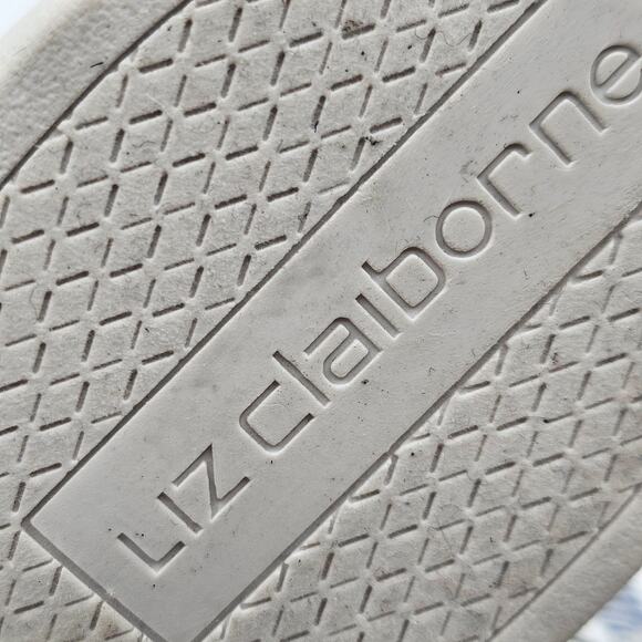 Liz Claiborne Shoes Womens 6.5 Wayna Slip-On Sneaker Preppy Coastal Minimalist - Picture 6 of 7